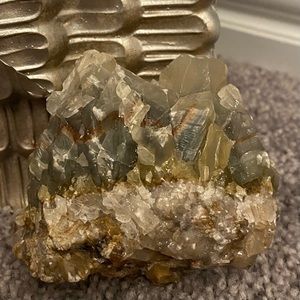 Raw Green Calcite Crystal Chunk